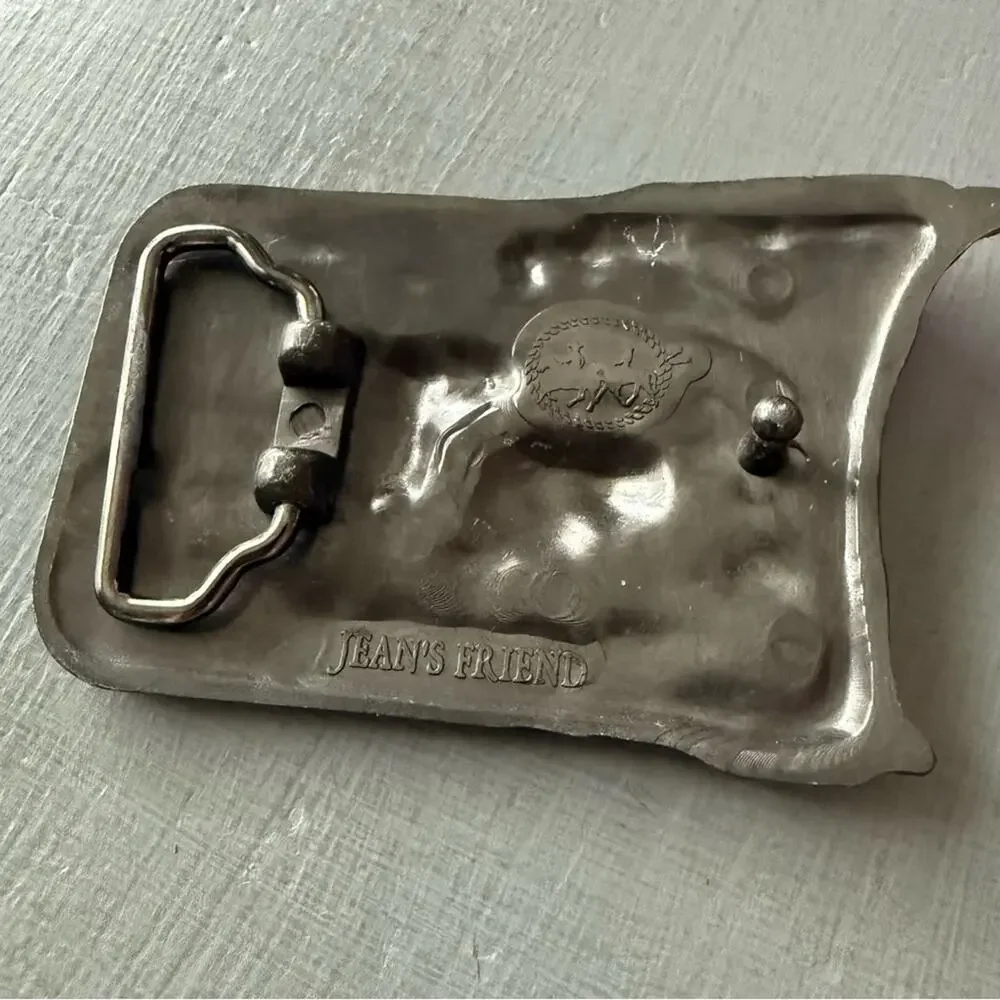 Jean's Friend Elephants VINTAGE Belt Buckle
